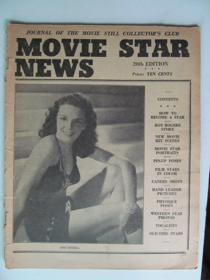 MOVIE STAR NEWS magazine side cover Issue 20  