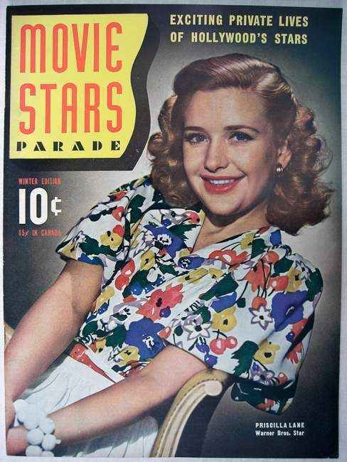 MOVIE STARS magazine side cover Issue 2 Dec/January/February 1941