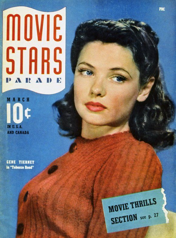 MOVIE STARS magazine side cover Issue 4 March 1941