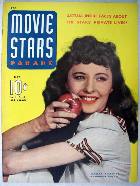 MOVIE STARS magazine side cover Issue 6 May 1941