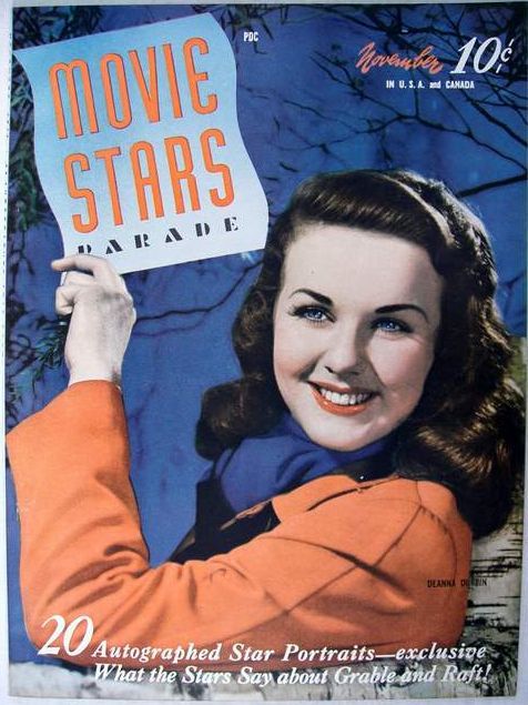 MOVIE STARS magazine side cover Issue 12 November 1941