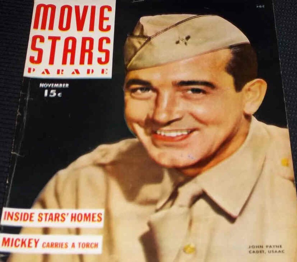 MOVIE STARS magazine side cover Issue 36 November 1943