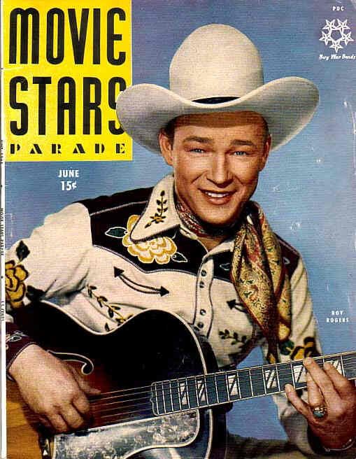 MOVIE STARS magazine side cover Issue 55 June 1945