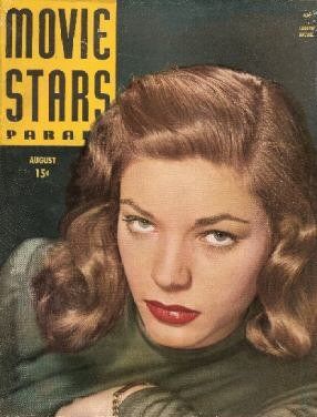 MOVIE STARS magazine side cover Issue 57 August 1945