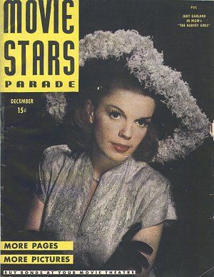 MOVIE STARS magazine side cover Issue 61 December 1945
