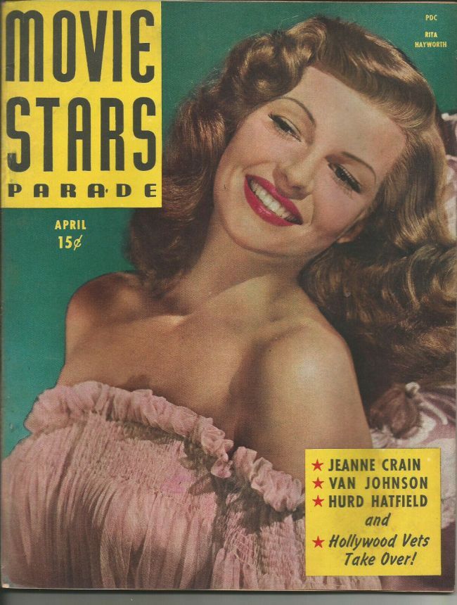 MOVIE STARS magazine side cover Issue 65 April 1946