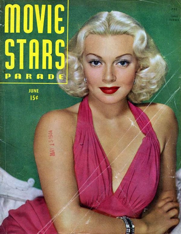 MOVIE STARS magazine side cover Issue 67 June 1946