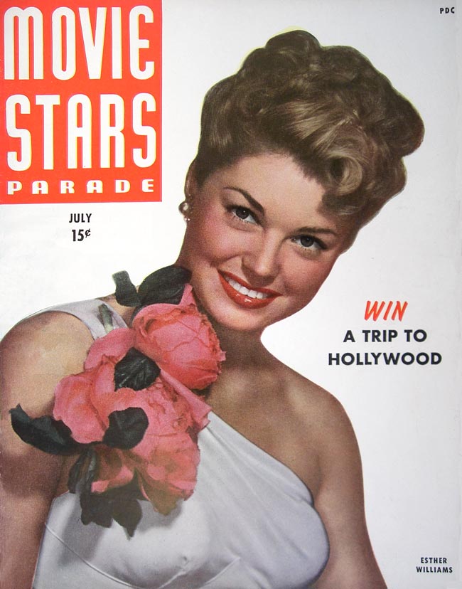 MOVIE STARS magazine side cover Issue 68 July 1946