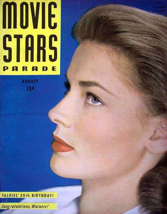 MOVIE STARS magazine side cover Issue 69 August 1946