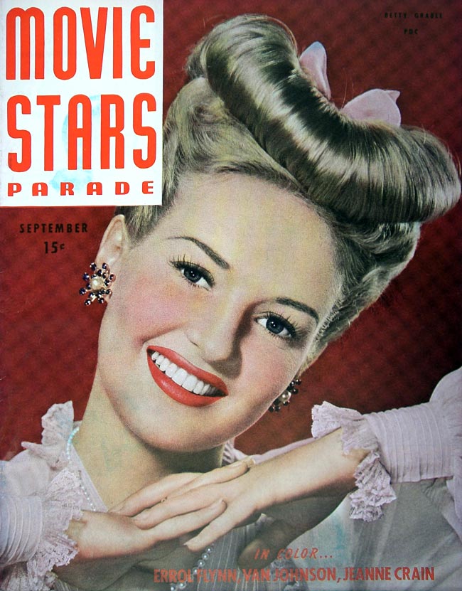 MOVIE STARS magazine side cover Issue 70 September 1946