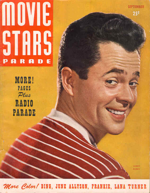 MOVIE STARS magazine side cover Issue 82 September 1947
