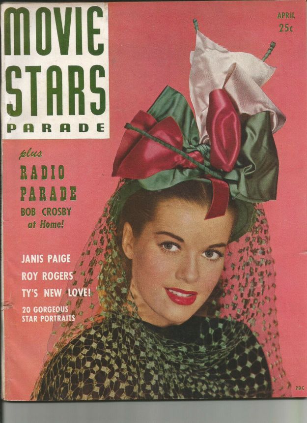 MOVIE STARS magazine side cover Issue 89 April 1948