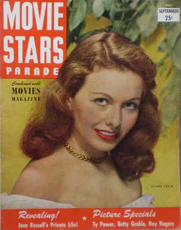 MOVIE STARS magazine side cover Issue 94 September 1948