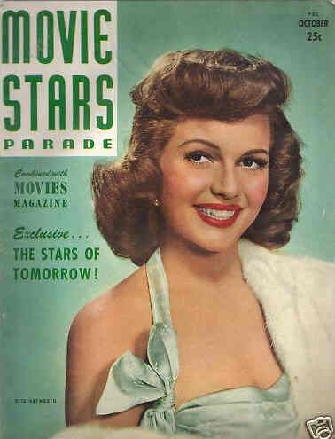 MOVIE STARS magazine side cover Issue 95 October 1948