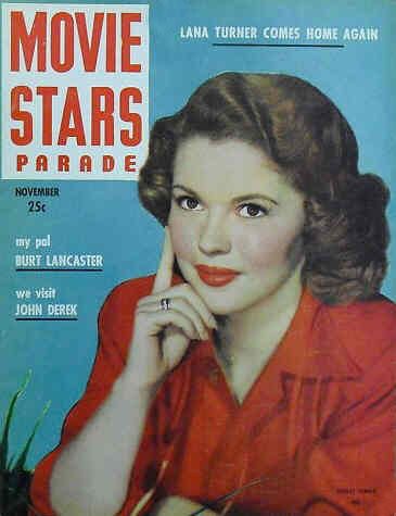 MOVIE STARS magazine side cover Issue 108 November 1949