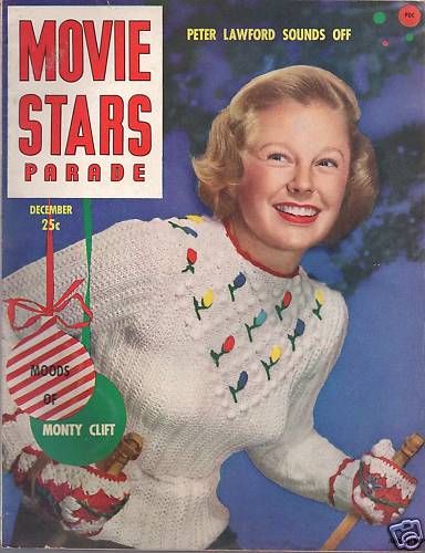 MOVIE STARS magazine side cover Issue 109 December 1949
