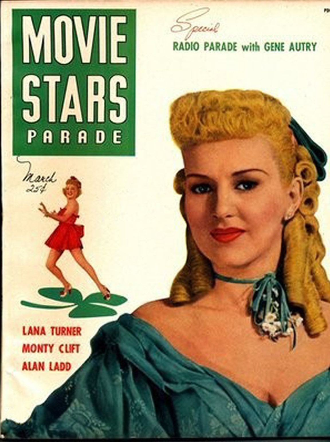 MOVIE STARS magazine side cover Issue 112 March 1950