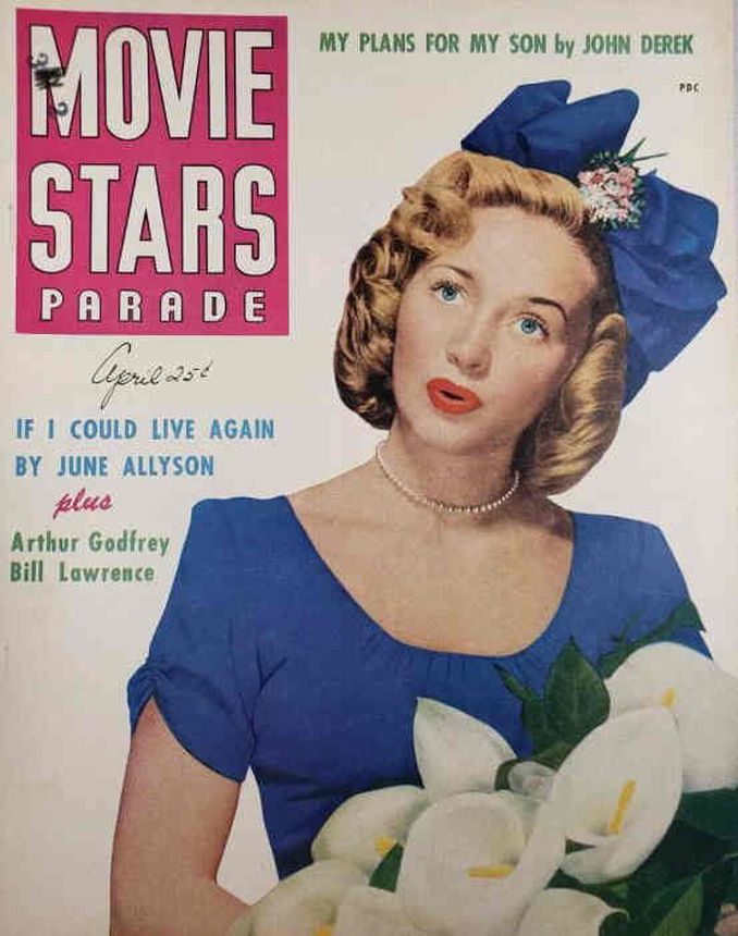 MOVIE STARS magazine side cover Issue 113 April 1950