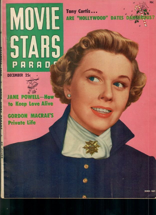 MOVIE STARS magazine side cover Issue 121 December 1950