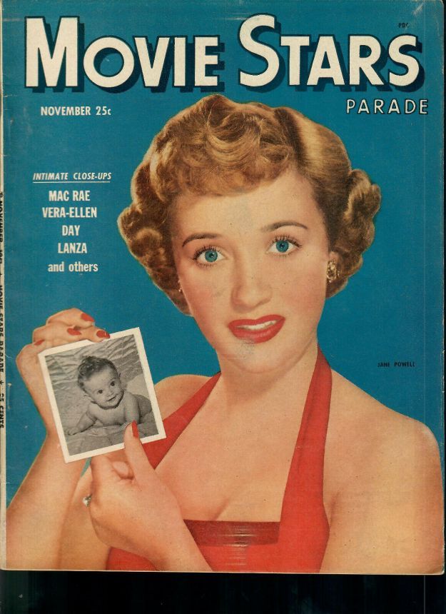 MOVIE STARS magazine side cover Issue 132 November 1951
