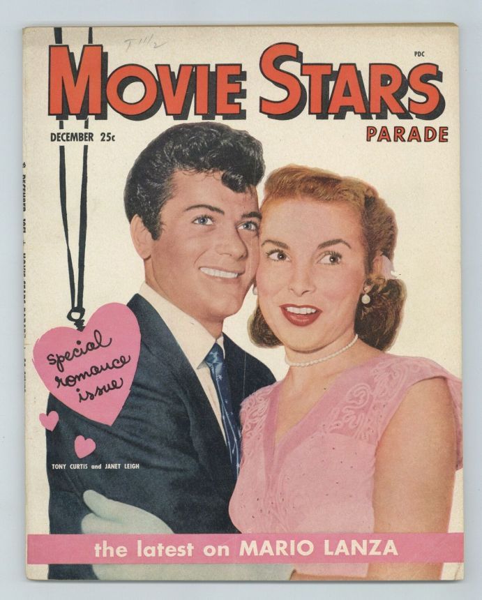 MOVIE STARS magazine side cover Issue 133 December 1951