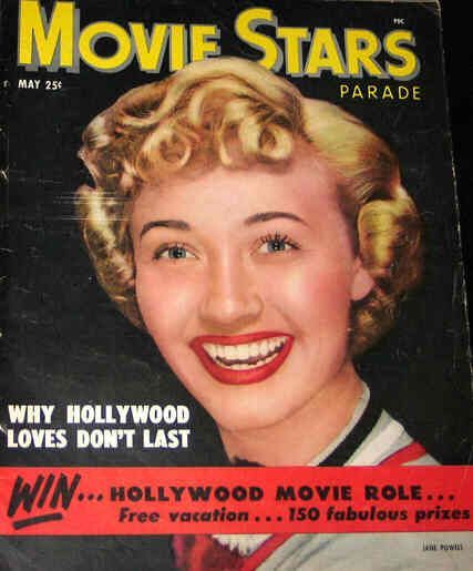 MOVIE STARS magazine side cover Issue 138 May 1952