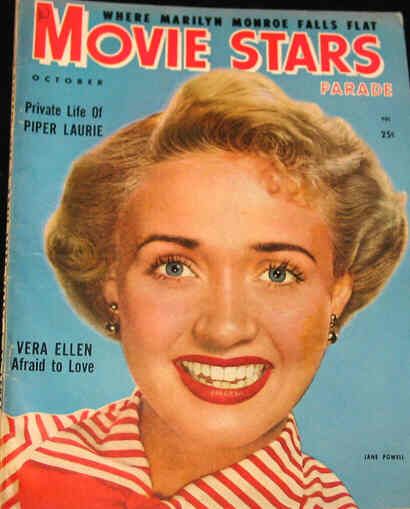 MOVIE STARS magazine side cover Issue 143 October 1952