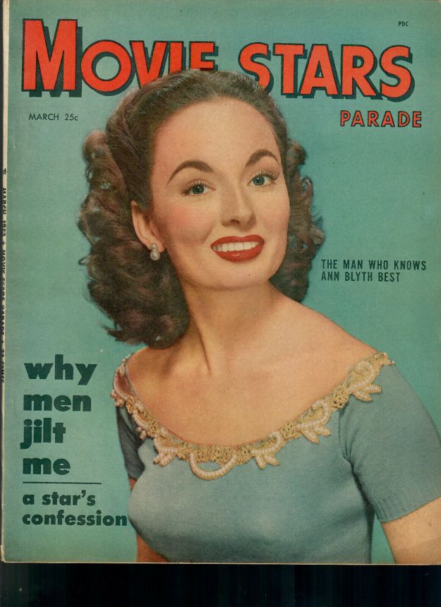 MOVIE STARS magazine side cover Issue 148 March 1953