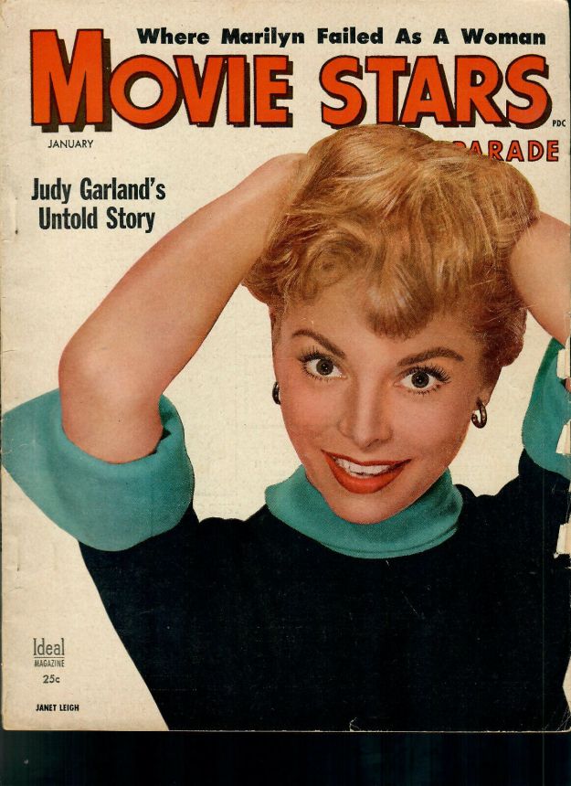 MOVIE STARS magazine side cover Issue 170 January 1955