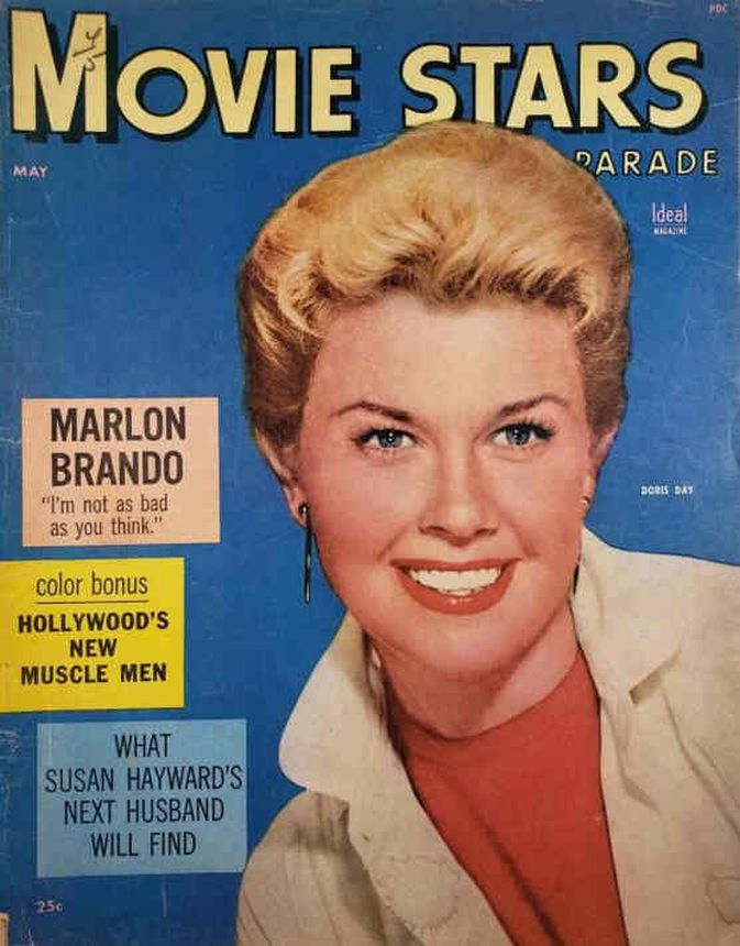 MOVIE STARS magazine side cover Issue 174 May 1955