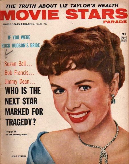 MOVIE STARS magazine side cover Issue 182 January 1956