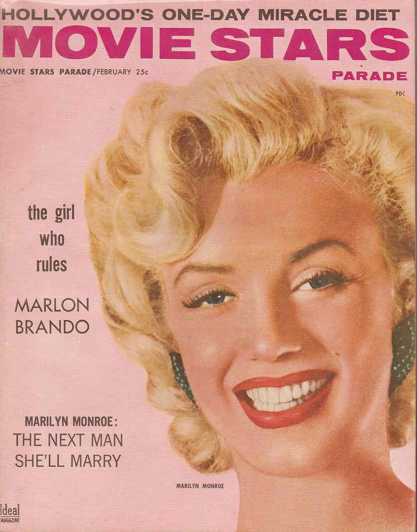 MOVIE STARS magazine side cover Issue 183 February 1956