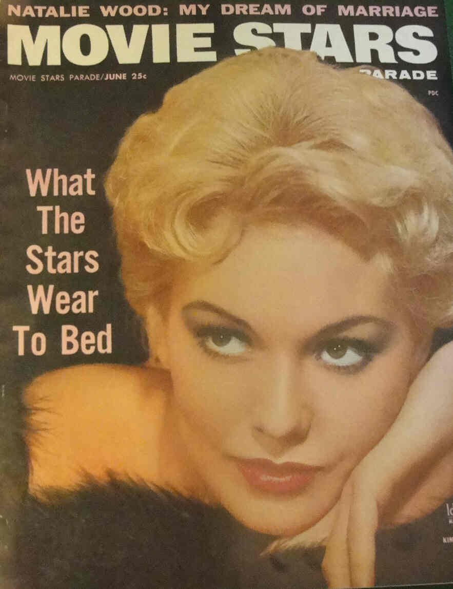 MOVIE STARS magazine side cover Issue 187 June 1956