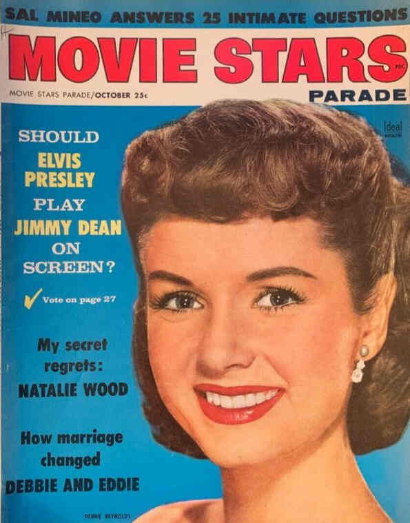 MOVIE STARS magazine side cover Issue 191 October 1956