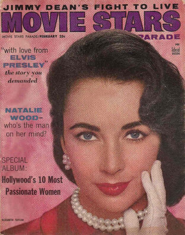 MOVIE STARS magazine side cover Issue 195 February 1957
