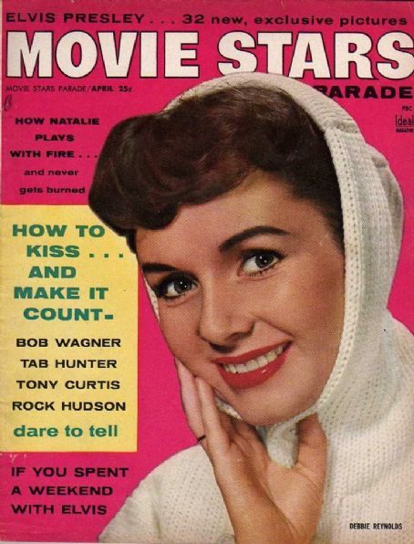 MOVIE STARS magazine side cover Issue 197 April 1957
