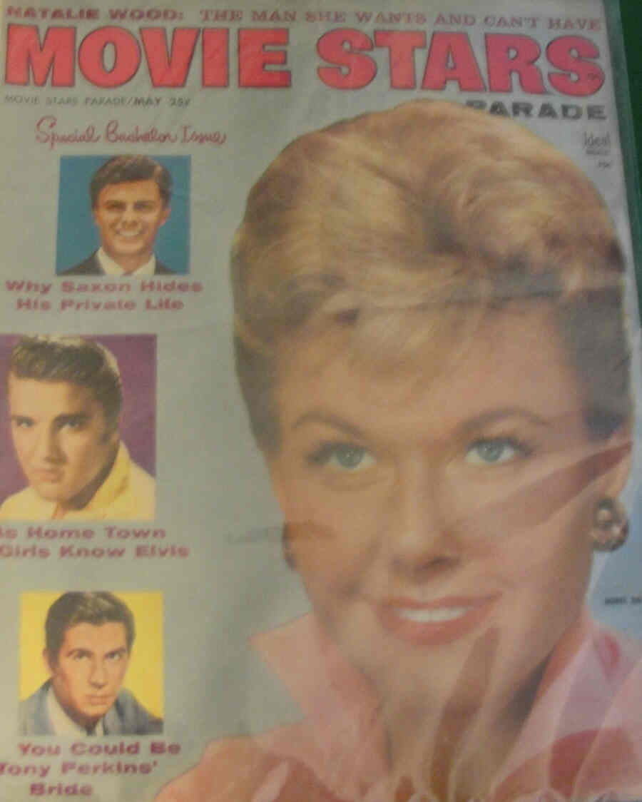 MOVIE STARS magazine side cover Issue 198 May 1957