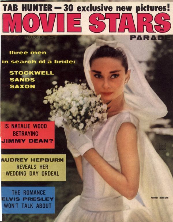 MOVIE STARS magazine side cover Issue 199 June 1957
