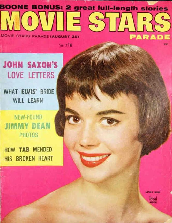 MOVIE STARS magazine side cover Issue 201 August 1957