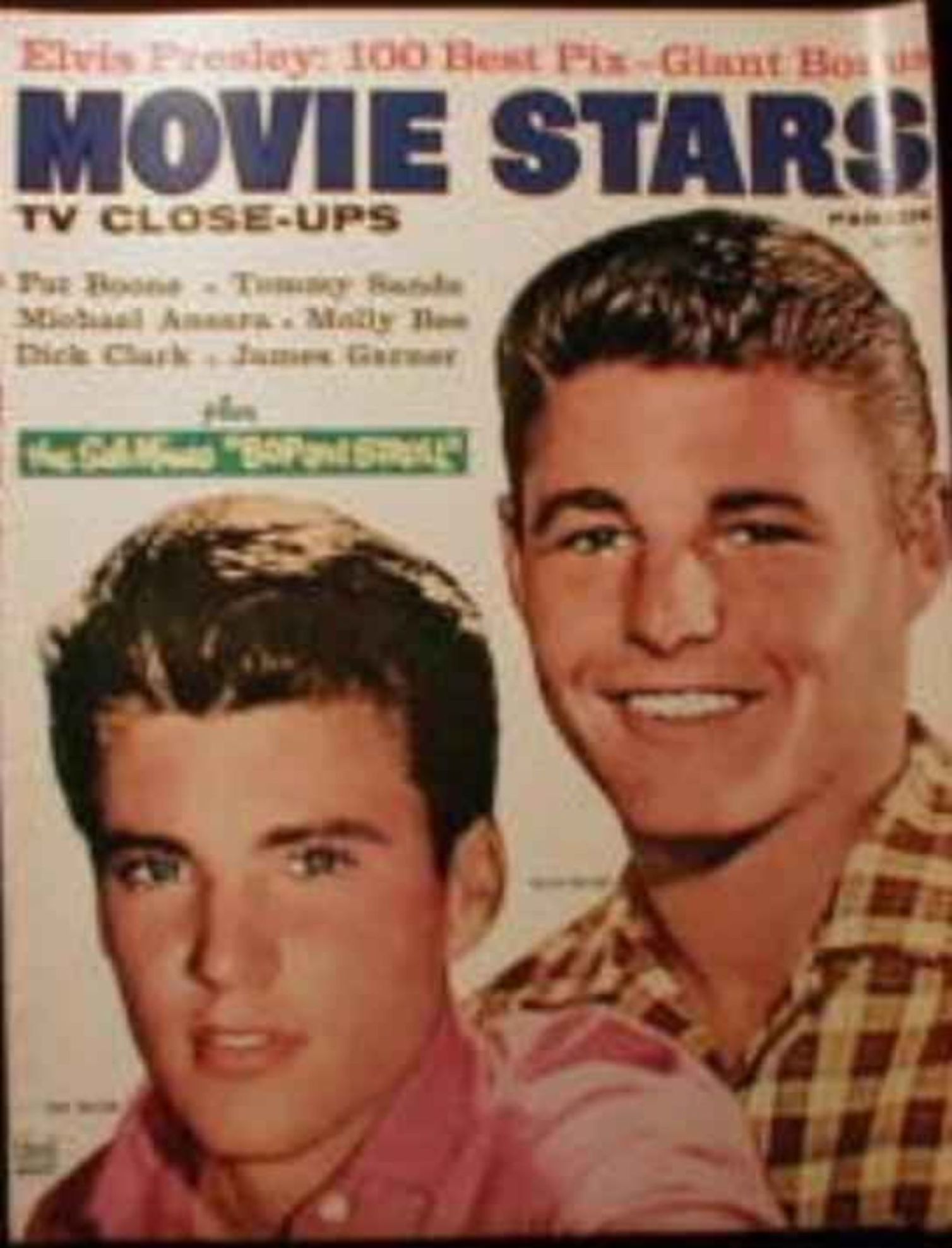 MOVIE STARS magazine side cover Issue 210 May 1958