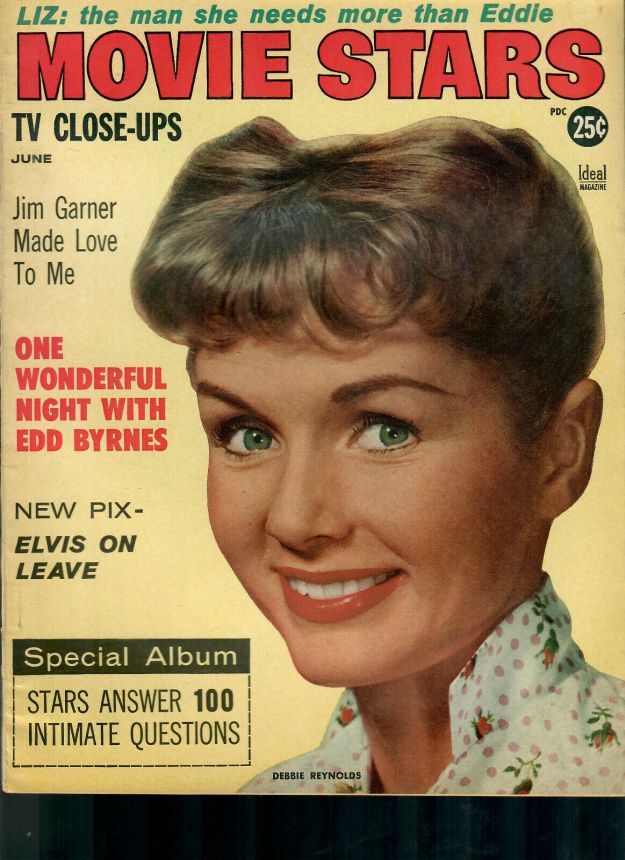 MOVIE STARS magazine side cover Issue 223 June 1959