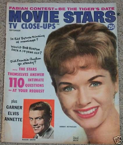 MOVIE STARS magazine side cover Issue 226 September 1959