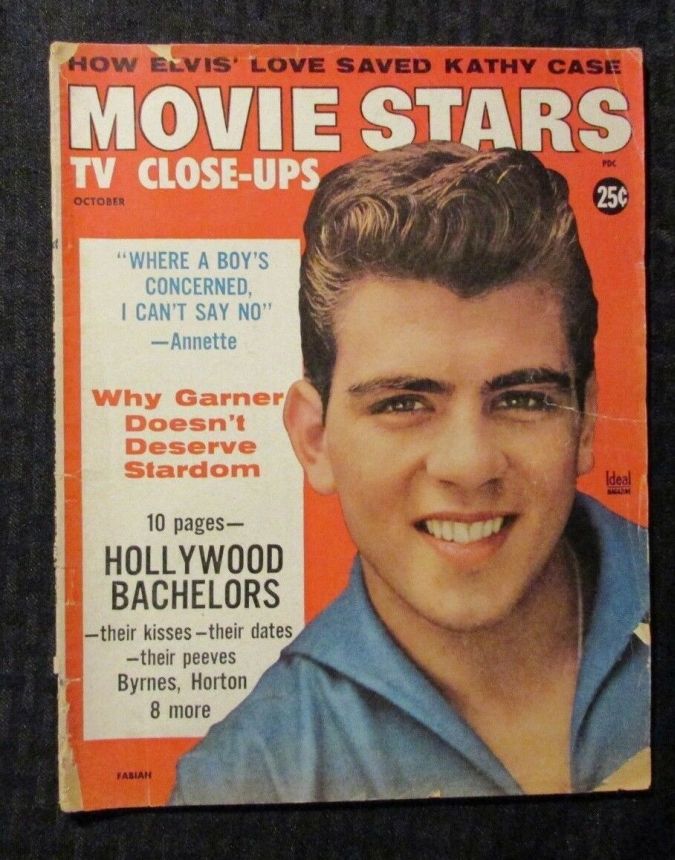 MOVIE STARS magazine side cover Issue 227 October 1959