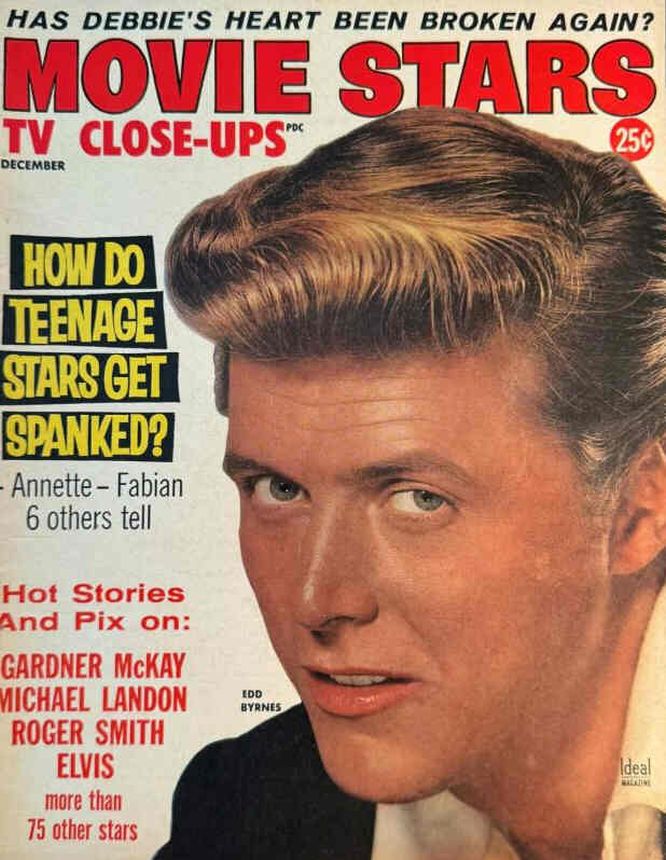 MOVIE STARS magazine side cover Issue 229 December 1959
