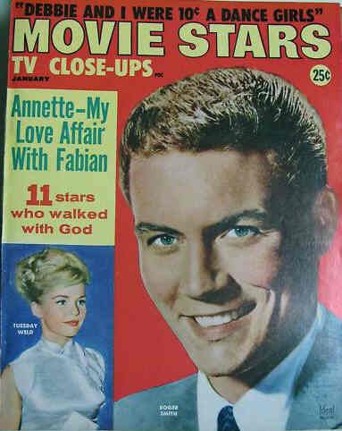 MOVIE STARS magazine side cover Issue 230 January 1960