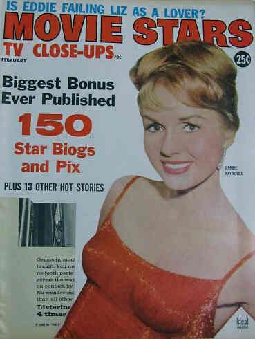 MOVIE STARS magazine side cover Issue 231 February 1960