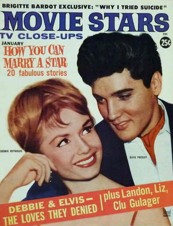 MOVIE STARS magazine side cover Issue 242 January 1961