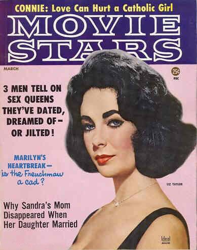 MOVIE STARS magazine side cover Issue 244 March 1961