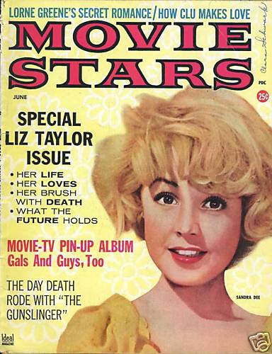 MOVIE STARS magazine side cover Issue 247 June 1961