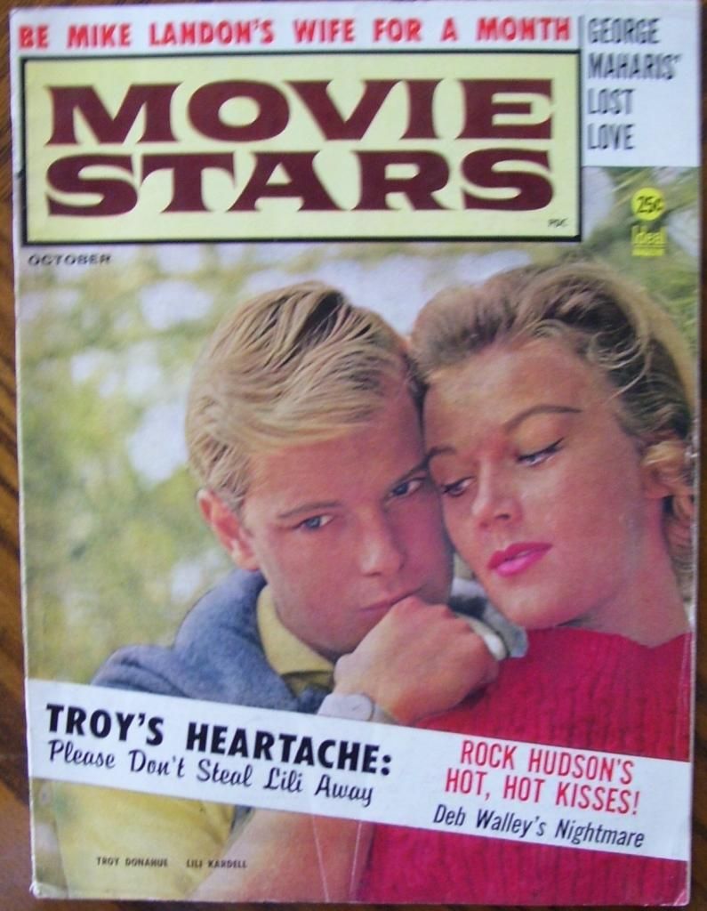 MOVIE STARS magazine side cover Issue 251 October 1961